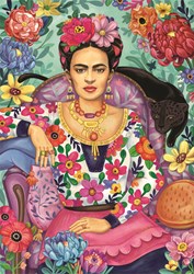 D-Toys puzzle Frida Khalo 1000 pezzi puzzle d'arte colorato