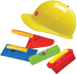 Gowi giocattolo Set muratore - set costruzioni per bambini - spiaggia e sabbia