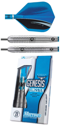 Harrows Genesis freccette in tungsteno - 21g - freccette punta in acciaio