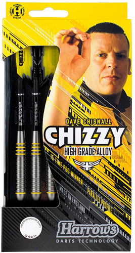 Harrows Chizzy Alloy freccette 24g - Set freccette steel tip oro