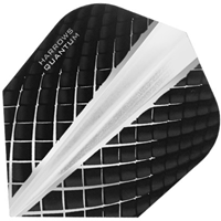 Harrows alette da freccette 100 micron Quantum set - Charcoal/White - extra resistenti