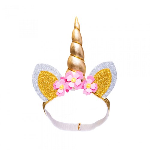 Heless fascia per bambole unicorno oro 35-45cm accessorio