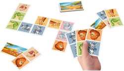 Haba Domino Junior Safari gioco di carte per bambini - giocattolo educativo