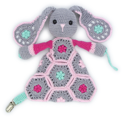 Hardicraft Hardicraft Haakpakket Speenknuffel Beau Roze 23x22 cm