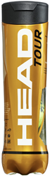 Head palline da tennis Tour - tubo da 4 - durevoli e visibili