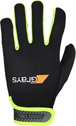 Grays guanti da hockey G500 Gel Glove nero giallo Large - guanti sportivi