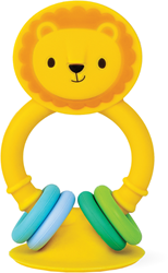 Tiger Tribe giocattolo leone in silicone - High Chair Buddy multicolore