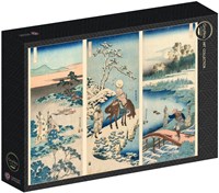 Grafika puzzle arte di Hokusai - 1000 pezzi puzzle multicolore-2