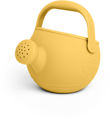 Bigjigs annaffiatoio in silicone - Giallo miele - Giocattolo da giardino