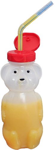 ARK Therapeutic bottiglia per imparare a bere con la cannuccia multicolore Drinkflesset die helpt bij het aanleren van rietjesdrinken, ideaal voor beginners of een zwakke zuigkracht.-3
