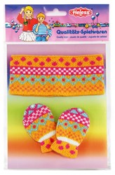 Heless abbigliamento per bambole fascia con muffole arancione 35-45 cm - set accessori