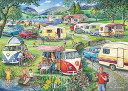 House of Puzzles puzzle Happy Holidays 1000 pezzi paesaggio rustico