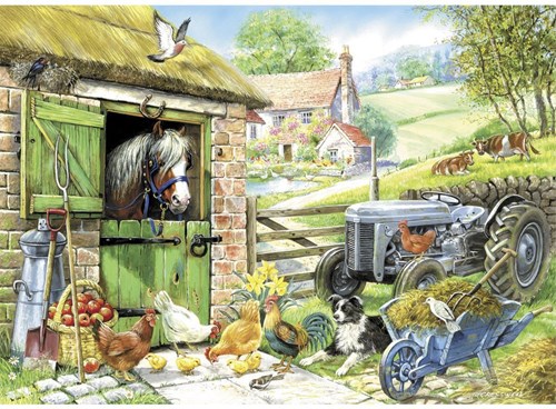 House of Puzzles puzzle XXL Down On The Farm 250 pezzi animali