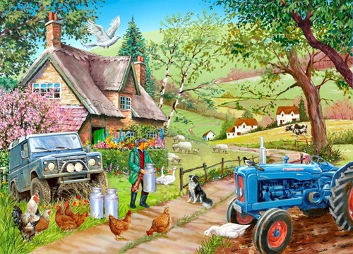 House of Puzzles Frisch vom Baurnhof - 500 Teile