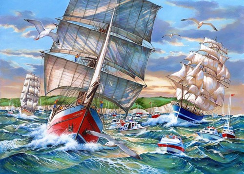 House of Puzzles Segelschiffe - 1000 Teile