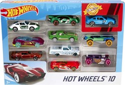 Hot Wheels set regalo - macchinine giocattolo 10-pack con auto esclusiva