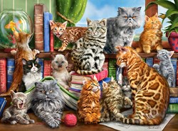 Castorland puzzle House of Cats - 2000 pezzi puzzle gatti