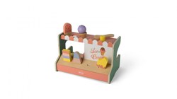 Dantoy gelateria in legno set giocattolo 12 pezzi in scatola