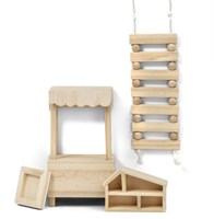 Lundby mobili per casa delle bambole in legno DIY - giocattolo creativo-2