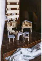 Lundby mobili per casa delle bambole in legno DIY - giocattolo creativo-3