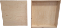 Alexander Toys scatola da gioco in legno - giocattolo sensoriale con coperchio 25x25x5 cm-2
