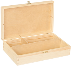 Playwood scatola da disegno in legno box creativa 27x16x6,5 cm per bambini