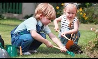 Hape pala da giardino giocattolo - pala appuntita verde per bambini dai 4 anni-3