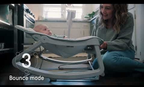 Ingenuity sdraietta per bambini - Bounce & Rock Seat - Spruce - dondolo e rimbalzo-3