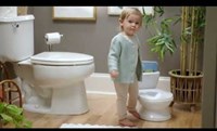 Ingenuity vasino My Size Potty Pro - toilette realistica per bambini bianco-3