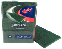Multy spugne abrasive panni pulizia verdi 4 pezzi viscosa