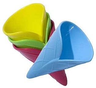 Spielstabil giocattolo da sabbia cono gelato pastello – stampo per sabbia per bambini