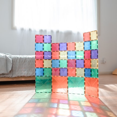 CONNETIX Rainbow Square Pack 40 pc-2
