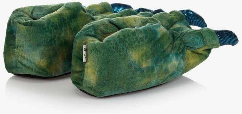 Pantofole Unisex Bimbo Con Dinosauro, Calde E Morbide Per Casa, Suola In Gomma Antiscivolo, Taglie Giovani