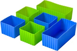 Yumbox contenitore alimenti vassoio Chop Chop rettangolare plastica trasparente
