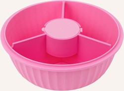Yumbox Poke Bowl lunch box rosa con divisorio a 3 scomparti e cup per salse