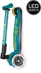 Micro Step Maxi Deluxe LED pieghevole verde petrolio
