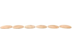 Grapat dischi in legno naturale - gioco educativo 6 pezzi