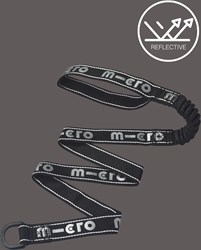 Montii tracolla monopattino elastica nera riflettente - accessorio per bambini