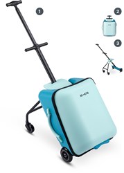 Micro valigia ride-on Eazy Allrounder blu - bagaglio per bambini e passeggino