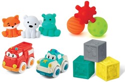 Infantino set di gioco per bebè - blocchi colorati e veicoli per bambini