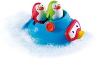 Infantino giocattolo da bagno pinguini Squirt'N Sail per bambini