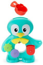 Infantino set giocattolo da bagno pinguino - giocattolo colorato per bambini