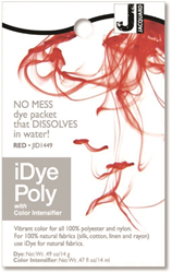 Jacquard colorante tessile iDye Poly 14 g rosso per tessuti in poliestere