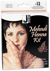 Jacquard set henné mehndi kit per tatuaggi creativi multicolore
