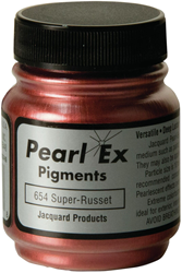 Jacquard Pearl Ex Pigmento 21 gr marrone rosso brillante polvere creativa