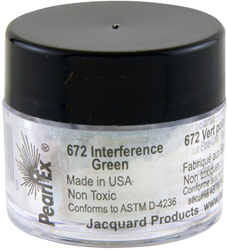 Jacquard Pearl Ex Pigment Interferenza Verde 3 g polvere creativa