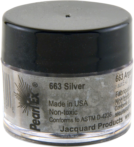 Jacquard Pearl Ex Pigmento argento 3 grammi polvere creativa