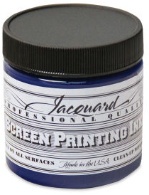 Jacquard inchiostro serigrafico 118 ml blu pittura tessile creativa