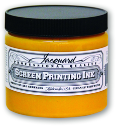 Jacquard inchiostro serigrafico 470 ml giallo - pittura tessile creativa