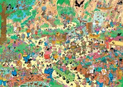 Jumbo puzzle Jan van Haasteren allegri svolazzanti 1000 pezzi animali